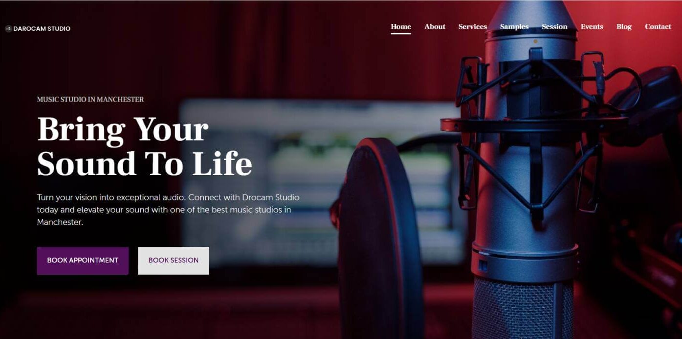 Darocam Studio is Manchester’s premier music recording and production facility, trusted for high-quality recording, mixing, and mastering.